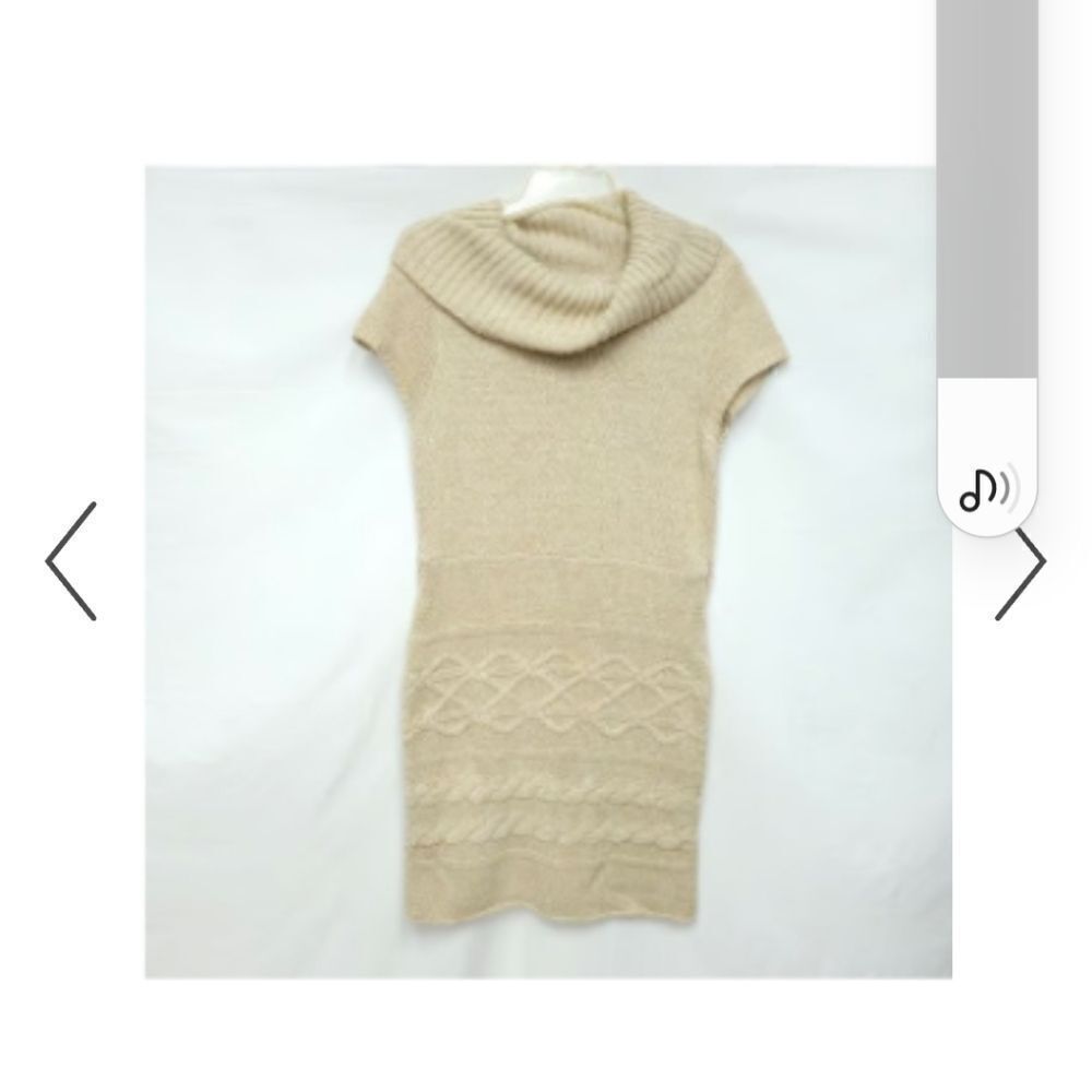 Short Sleeve sweater dress XL
